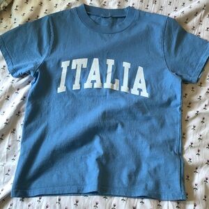 Brandy Melville Itália light blue top.